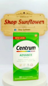 Vitamin Tổng Hợp Cho Người Lớn Dưới 50 tuổi Centrum Advance For Adults 100 viên
