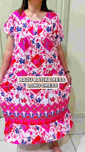 BAJU BATIK DRESS SUSUN / BAJU BATIK