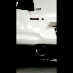 Knalpot Mobil JS Racing Biru: Ngebas Adem Bulet Empuk Gahar Bass Inlet 2inc