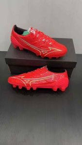 รองเท้า สตั๊ด ฟุตบอล มิซูโน่ อัลฟ่า Mizuno Alpha รุ่นท็อปเจแปน ฟรี ของแถม ดันทรง + กล่อง ถ่ายจากสินค้าจริง