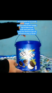 SPECIAL LEBARAN: Ra Rio biskuit renyah dan krim vanila 400gram rasa enak cocok buat santai