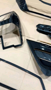 Paket Lengkap Wrv WR-V 2022 2024 2025 2026 2027 Garnish Lampu Depan Belakang Outer Handle Tank Cover Hitam Chrome Carbon Glossy