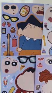 Set 8in1 sticker Shin cậu bé bút chì và những người bạn