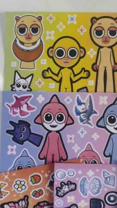 Set 8 sticker phối trang phục siêu đáng yêu cho các Sprunki