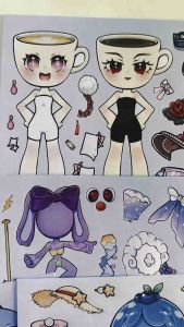 Set 8 sticker style nàng tiên cá Sprunki