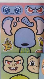 8 tờ sticker dán phối nhân vật Italian Brainrot