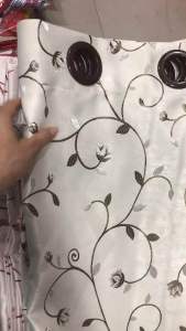 คุณภาพดี ผ้าหนา 95-90% กับ การแสง การผ่าตัดผู้ชาย ผ้าม่านตาไก่ หน้าต่าง และประตู ลายมะลิ