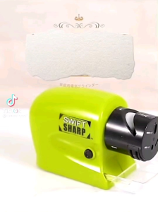 Swifty Sharp Motorized Knife Sharpener Cordless Screw Driver Scissors Blade Tools Sharpener Pengasah Ajaib