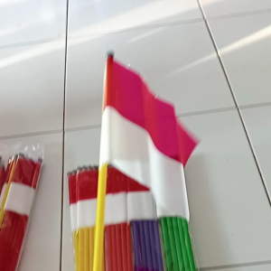 BENDERA MERAH PUTIH TIANG GAGANG PLUIT PER 20 PCS