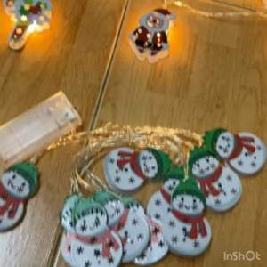 Đèn trang trí giáng sinh đèn led noel treo tường