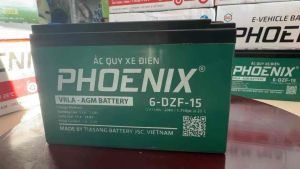 Bình ắc quy xe đạp điện Phoenix 6-DZF-15 (12V-15Ah)