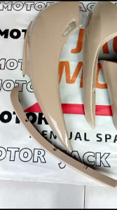 Cover Fullset Bodi Halus Honda Scoopy Karbu Warna Cream Custom