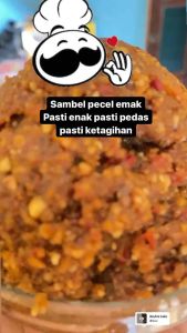 SAMBAL PECEL EMAK LEGEND ASLI PEDAS UENAK NAGIH NAMPOL 60GRAM