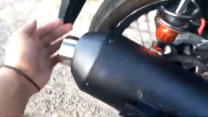 Knalpot Tsukigi copy cms polos Suara bass adem beat vario scoopy mio