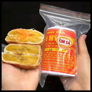 320gr Bánh Pía Trần Mỹ Hương Kim Sa – Nhân Đậu Xanh Trứng Muối Béo Bùi Thơm Ngon