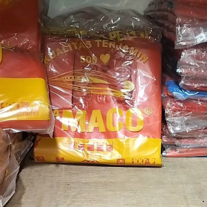 Kantong Plastik Kresek Merah Tebal Ukuran 17 24 28 35 40