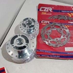 Tromol Set Satria FU 150 Warna Chrome FU 150