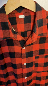 Kemeja Flanel "Uniqlo" Original Second Size L