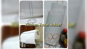 Silver / Gold Metal Dining Tissue Holder bouquet stand kitchen Towel Holder rack Height 27cm Width 13.5cm