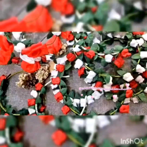 BANDO BUNGA MERAH PUTIH / BANDO MAHKOTA HUT RI 17 AGUSTUS / MAHKOTA BUNGA MEWAH / BANDO PESTA