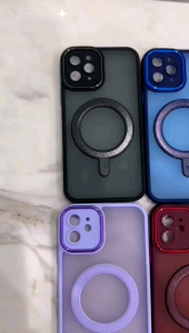 0534 VVV CASE case magsafe Aero matte doff pastel iphone 7+ 8+ X Xs XR Xsmax 11 11pro 11promax 12 12pro 12promax 13  shockproof Hybrid frosted pelindung protect kamera ungu hitam merah dark purple navy