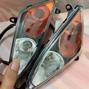 REFLEKTOR SEN DEPAN MIO SPORTY SMOKE HITAM SMOKE GOLD MODEL MX 2 MATA SEN DEPAN MIO MX SMOKE HITAM ORIGINAL THAILAND