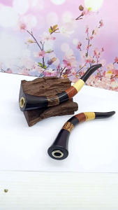 Empu Craft Pipa Padutan Kayu Kelor Hitam Model Terompet A490