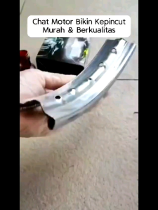 (OLES) 125 ML CANDY PAINT PEWARNA LOGAM CAT CHROME CAT VELG MOTOR VELG MOBIL