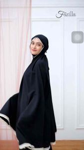 Mukena Dewasa Renda Bahan Katun Micro Gratis Tas Traveling - Mukena Amplop Sajadah Renda Stylish