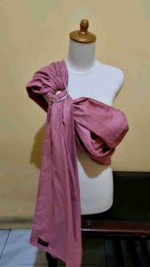Gendongan Bayi Ring Sling Polos Elegant 2 Lapis Ring Tanpa Celah