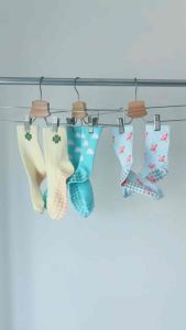 [Luckshu.bkk]  ถุงเท้ากันลื่น - รุ่น Cloudy Sky - ถุงเท้า พิลาทีส โยคะ ถุงเท้ายาว ออกกำลังกาย