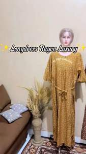 Daster Maura Jumbo Longdress Luxury Premium