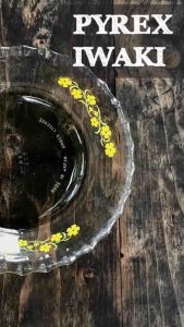 [PYREX - IWAKI] 01 Chiếc Khuôn Bánh/ Dĩa In Hoa Dày Chịu Sốc Nhiệt [14.5x2cm]