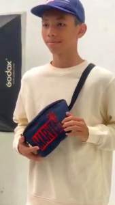Murazhshop - Tas Selempang Anak Laki Laki Waistbag Kids Uni Bumbag Marvel Avenger x Exciteds Edition