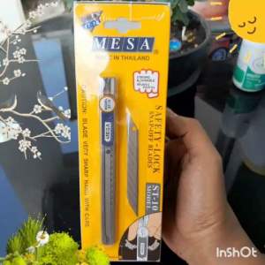 มีดคัตเตอร์พลาสติก มีซ่า (MEZA) รุ่น ST-10ใบมีดคัตเตอร์ รุ่น ST-10