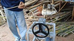 เครื่องจัดตอกไม้ไผ่ เครื่องจักตอก เครื่องจักตอกมือหมุน เครื่องจักตอกมอเตอร์