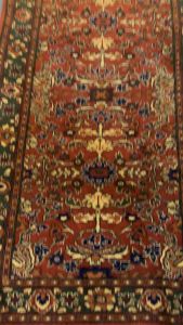 “Authentic Afghan Kargai Runner – 100% Handwoven Wool 90x316 cm of Timeless Elegance!”