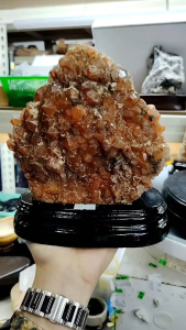 Natural South Africa Old Mine Red Quartz Crystal Ornament RAA06