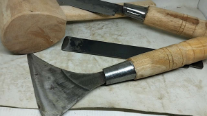 alat pelubang bambu pangut model pahat 1/8 lingkaran