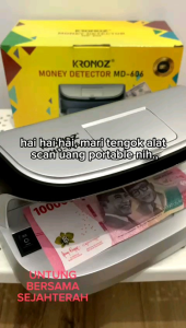 MD-606 Pendeteksi Uang Palsu Portable - Money Detector PORTABLE