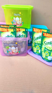paket hemat sabun cuci piring sunlight 2000+1 toples lebaran