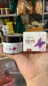 Mặt Nạ Tía Tô Trắng Sáng Da Giảm Thâm Nám Làm Mịn Da - Mặt Nạ Đắp 100% Thiên Nhiên- đặc sản tây bắc 333