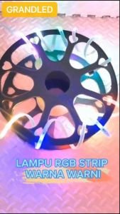 LAMPU LED STRIP 2835 RGB ( WARNI -WARNI KEDIP ) DAN MERAH PUTIH // METERAN + SOKET - AC 220V WATERPROOF / LAMPU LED STRIP SELANG OUTDOOR 220V