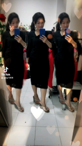 Dressfashion Hitam: Desain Fashion Modern & Bahan Kualitas Tinggi