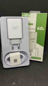 Charger Infinix 68W Type C Fast Charging Smart 8 Hot 11 Hot 20 Hot 30 Hot 40 Note 10