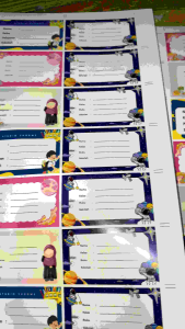 Cetak Stiker Cutting A3+ Stiker Makanan Label Produk Free Design Template Costum Desain