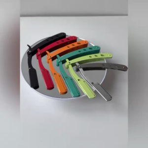 พร้อมส่ง ด้ามมีดโกน ด้ามมีดโกนหนวดโกนพับ สแตนเลส โกนหนวด กันจอน แข็งแรง ทนทาน มีดโกน