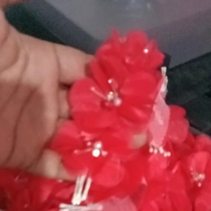 bunga organza rangkai