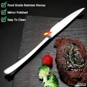 pisau makan steak stainless 1 pcs