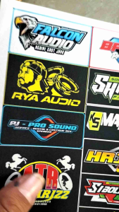 STIKER SOUND | STIKER AUDIO STIKER SOUNDSYSTEM | STIKER JUMBO UKURAN 31cmX47cm | STIKER PACK ISI 76 BIJI | STIKER FANCY | STIKER 1 LEMBAR